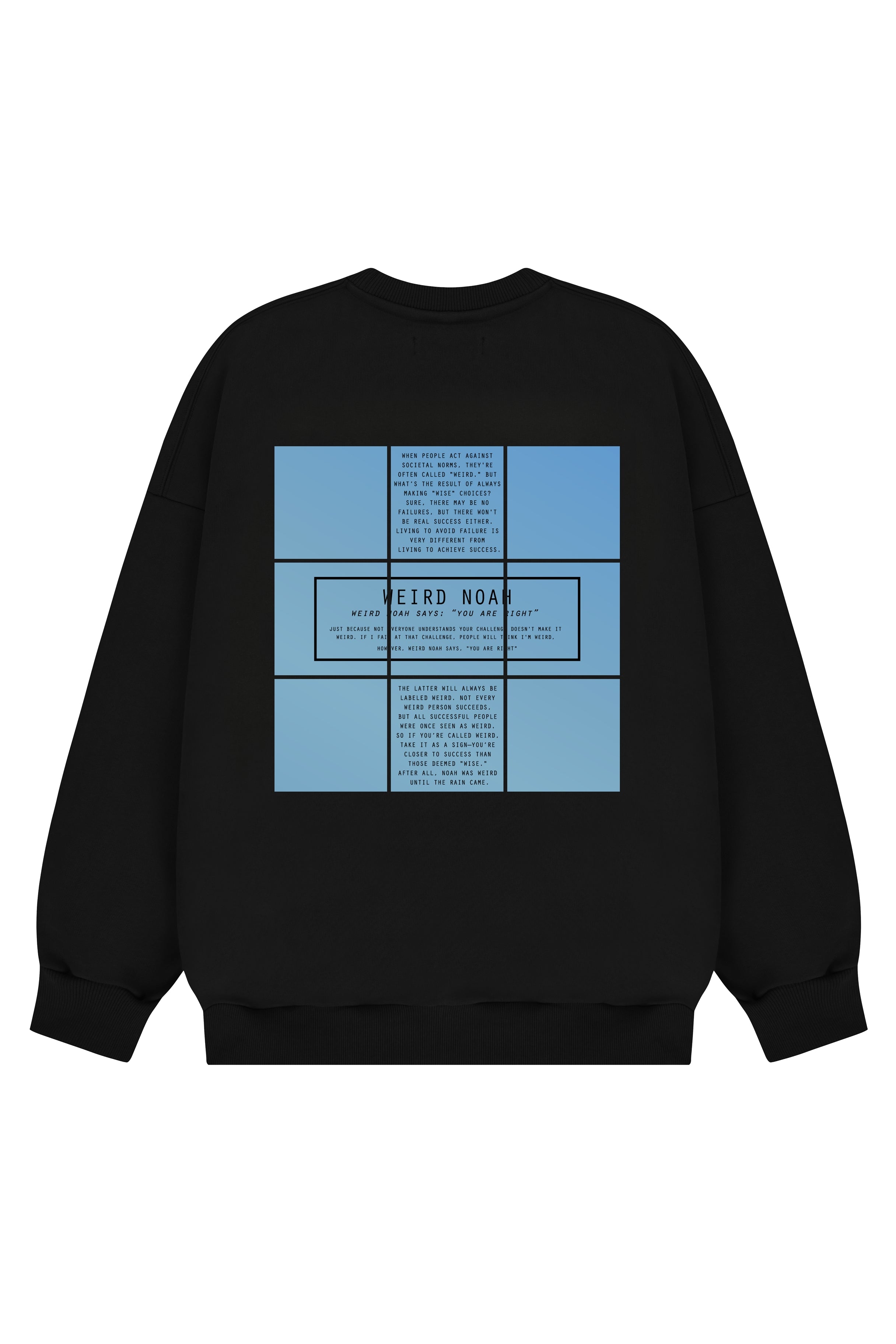 "WEIRD NOAH" CREWNECK SWEATSHIRT
