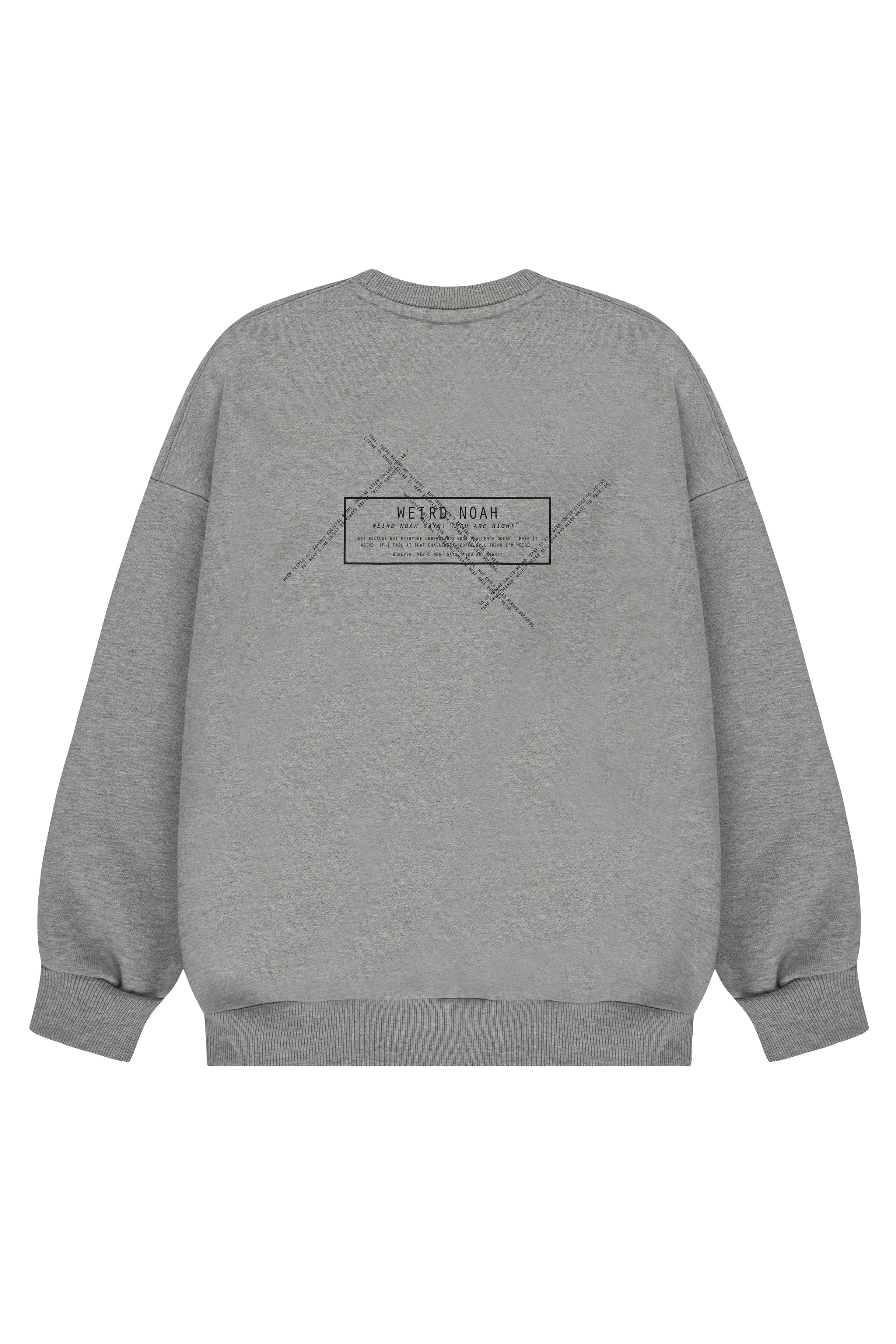 "WEIRD NOAH" CREWNECK SWEATSHIRT