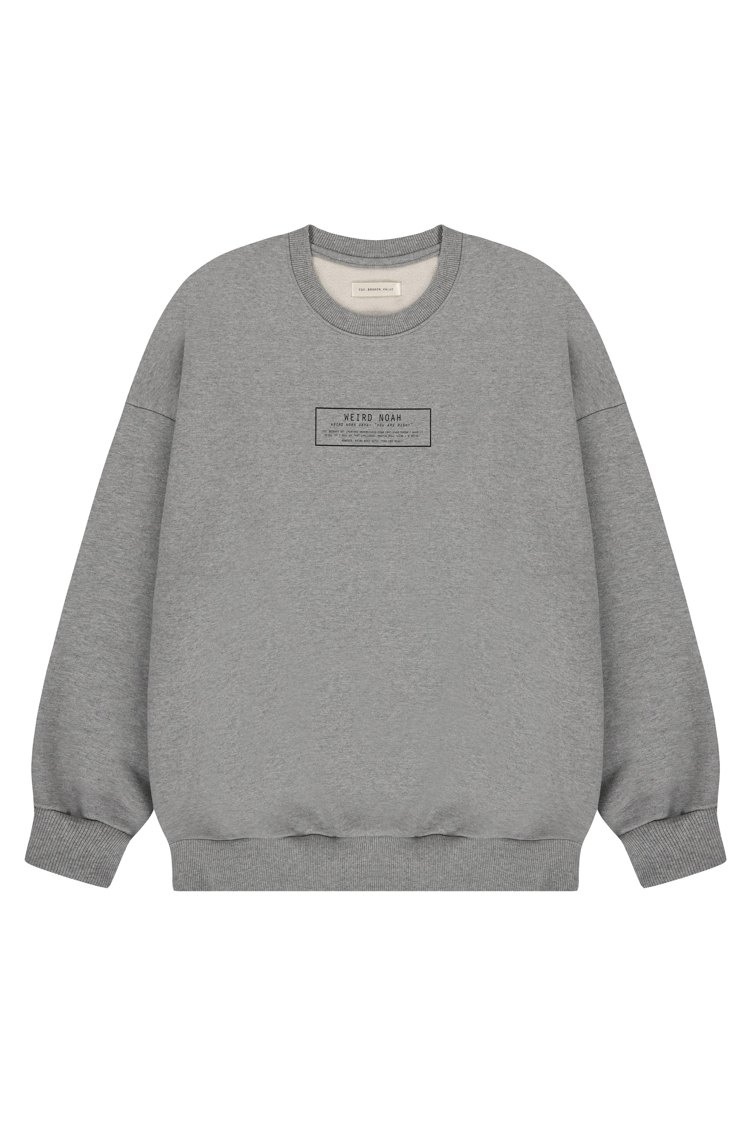 "WEIRD NOAH" CREWNECK SWEATSHIRT