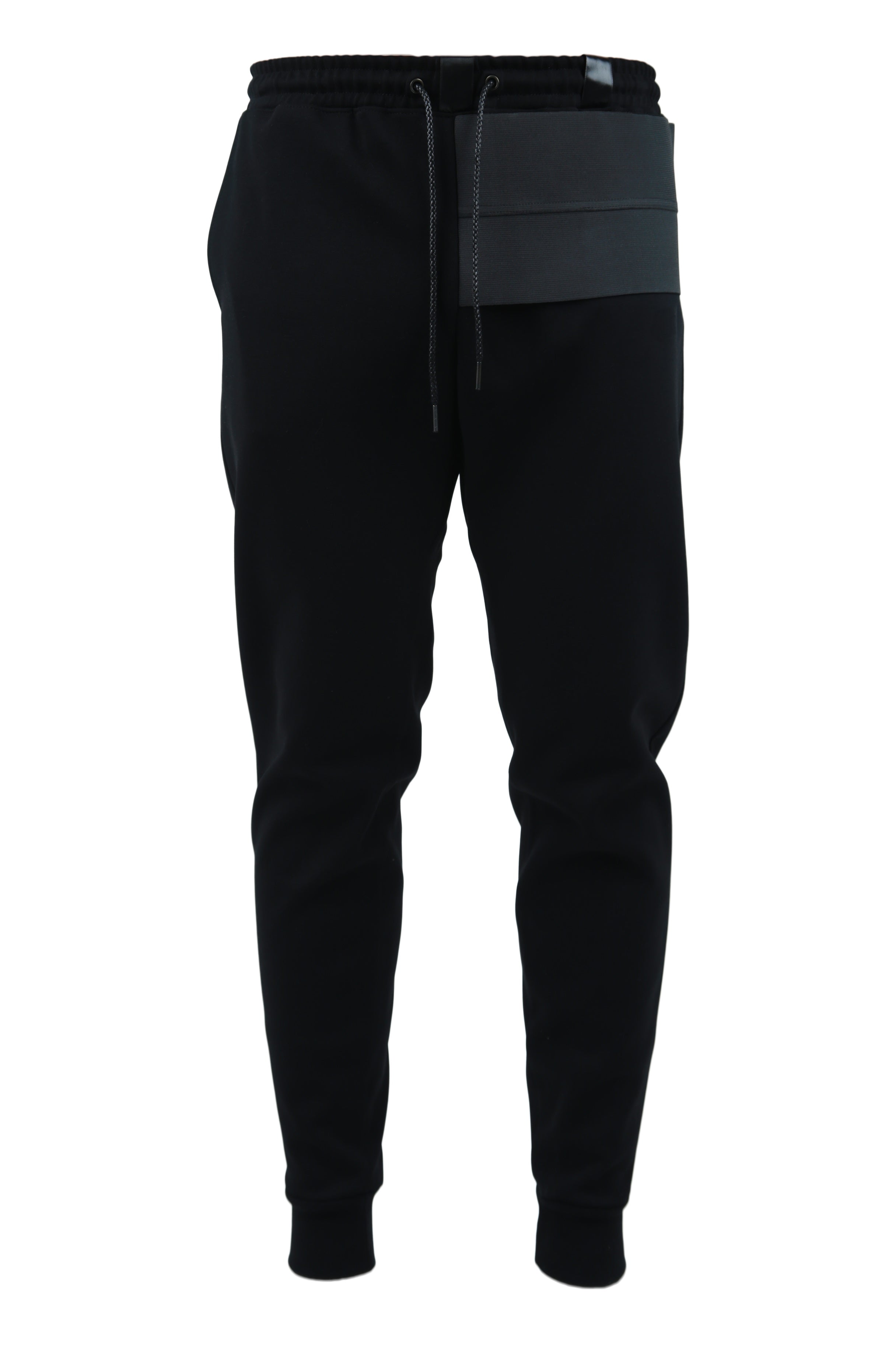 half cummerbund tapered joggers