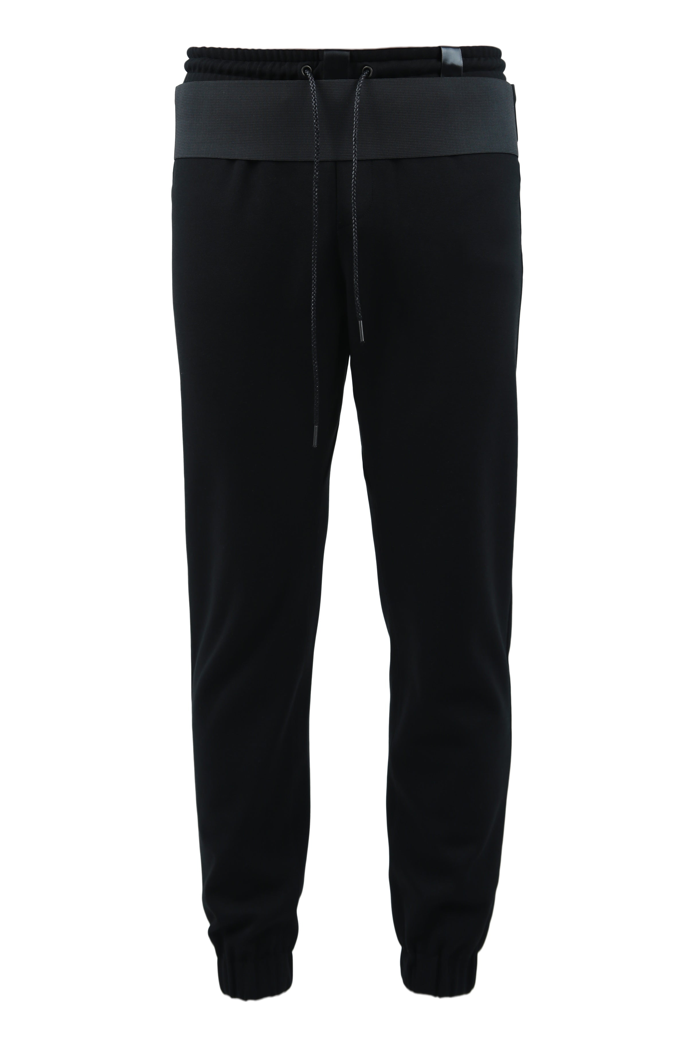 single cummerbund slim-fit joggers