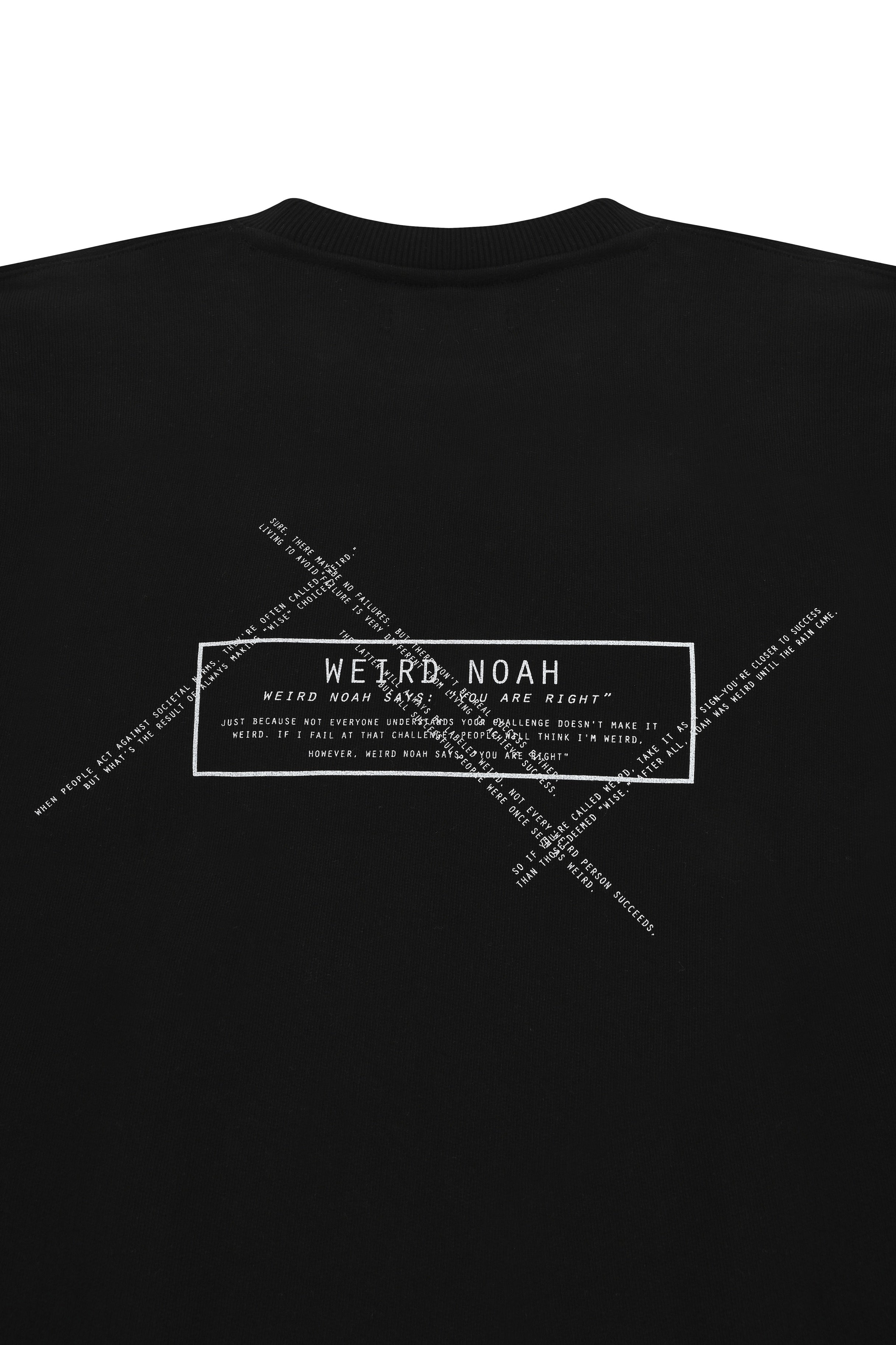 "WEIRD NOAH" CREWNECK SWEATSHIRT