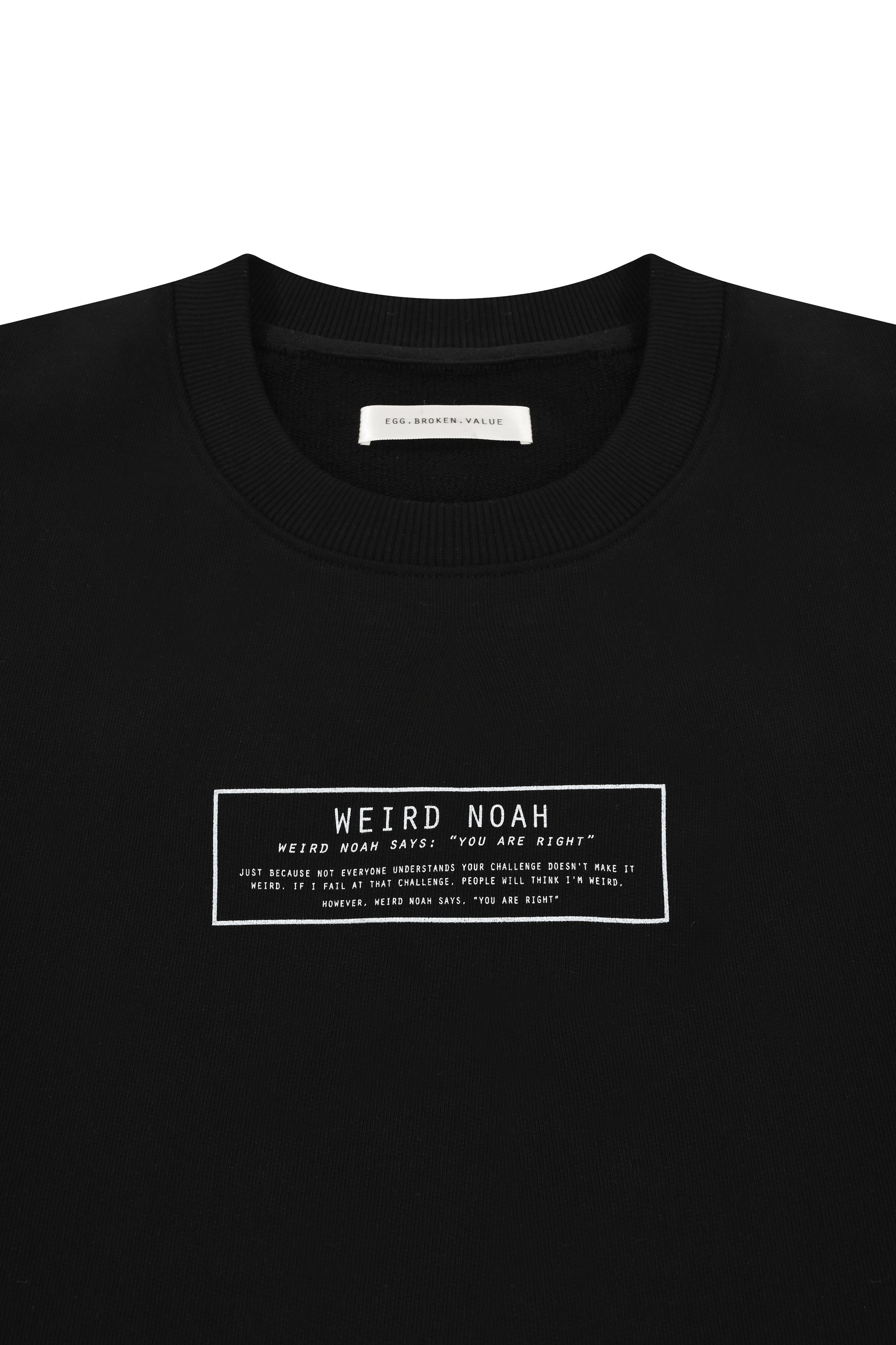 "WEIRD NOAH" CREWNECK SWEATSHIRT